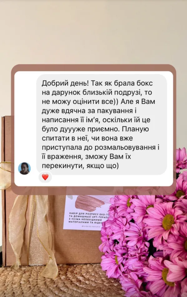 Відгук клієнта про by.nastunia